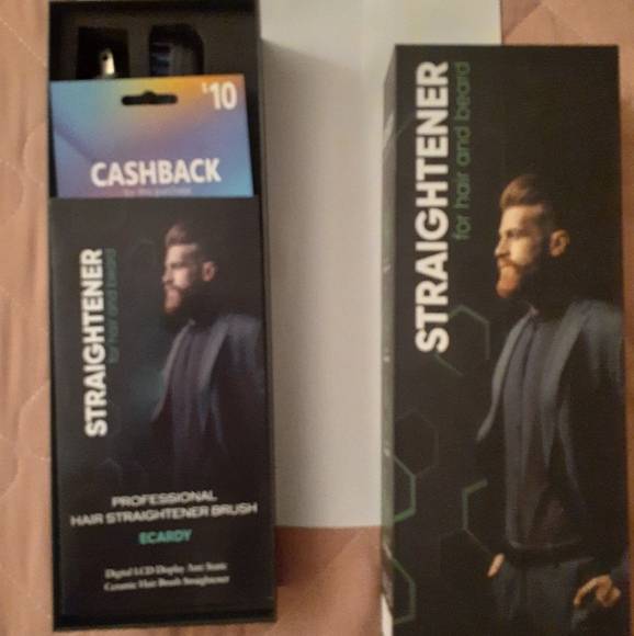 ✂️3/$15 ECARDY Men's Hair & Beard Straightener - Picture 4 of 8